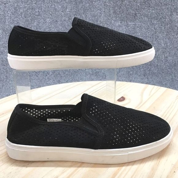Time & Tru  Shoes Women's 6.5 Memory Foam Casual Perf Slip On Flats Sneaker - Picture 1 of 7